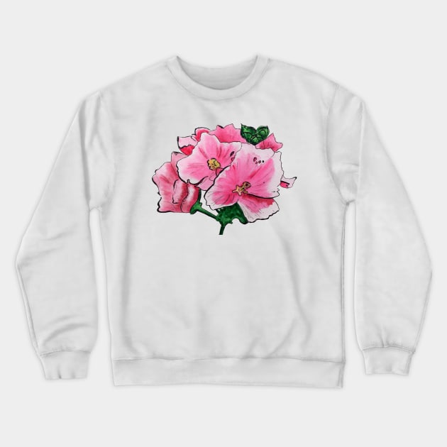 Pretty Petals Crewneck Sweatshirt by Kirsty Topps